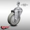 Service Caster 4 Inch SS Gray Polyurethane Wheel Swivel 1/2 Inch Threaded Stem Caster SCC SCC-SSTS20S414-PPUB-121315 - alternate 4